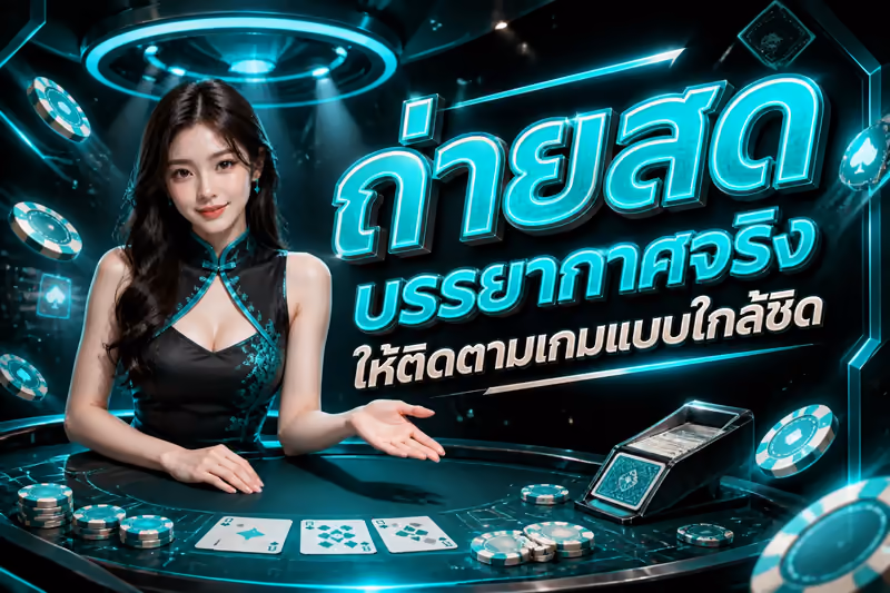 ถ่ายสดบรรยากาศจริงให้ติดตามเกมแบบใกล้ชิด