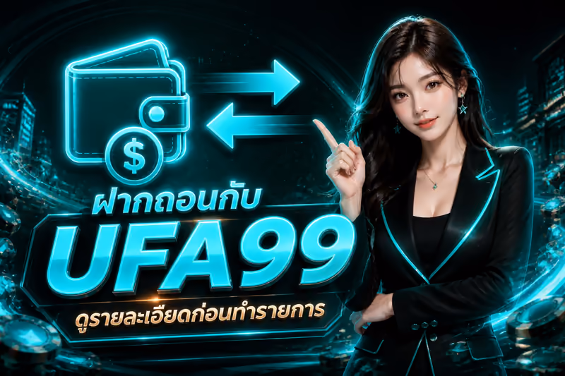 ฝากถอนกับ UFA99 ดูรายละเอียดก่อนทำรายการ